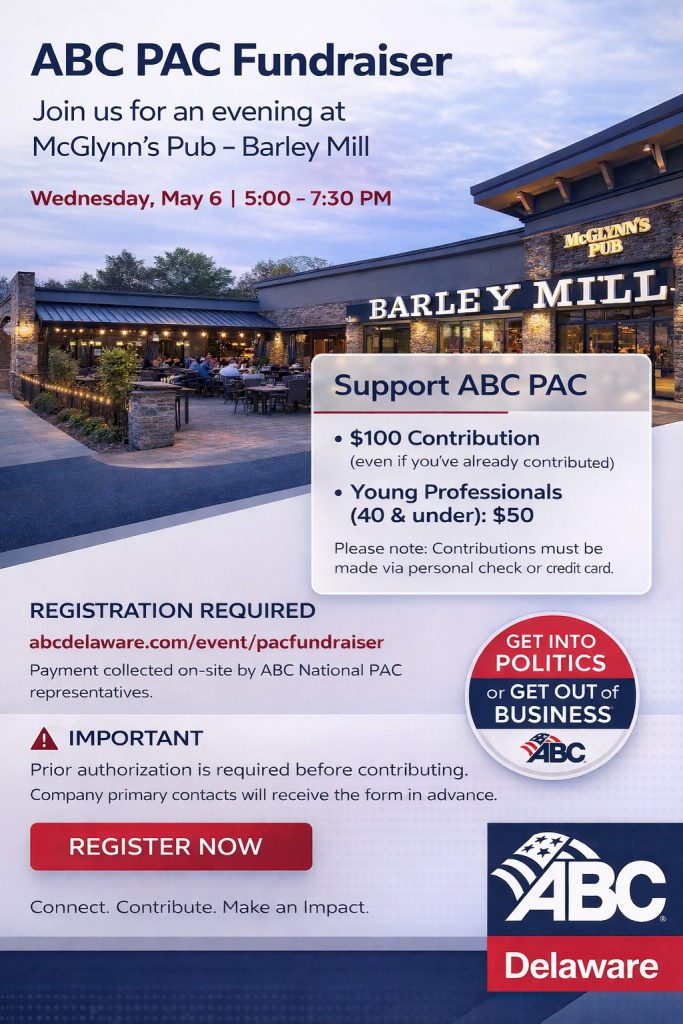 ABC PAC Fundraiser - ABC Delaware